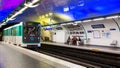 Paris metro train