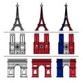 Paris Monuments Set