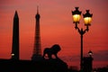 Paris at night Royalty Free Stock Photo