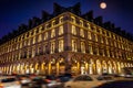 Paris at night and its famous Rivoli boulevard