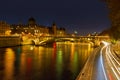 Paris night view Royalty Free Stock Photo