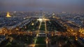 Paris nightime colour