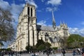 Paris. Notre Dame Cathedral Royalty Free Stock Photo