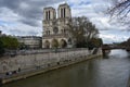 Paris. Notre Dame Cathedral Royalty Free Stock Photo