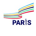 Paris 2024 Olympics. Logo for the Olympics. Vector illustration