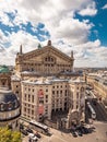 Paris Opera Garnier - aerial view - PARIS, FRANCE - JULY 29, 2019 Royalty Free Stock Photo