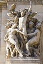 Paris Opera House Sculpture - Sculpture on the Facade of Palais Garnier Royalty Free Stock Photo