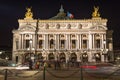 Paris opera by night Royalty Free Stock Photo