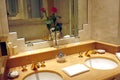 PARIS: Palace hotel bathroom Royalty Free Stock Photo