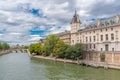 Paris, panorama of the Pont-Neuf Royalty Free Stock Photo