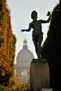 Paris Pantheon from Luxembourg Palace garden