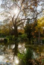 Paris - Parc Monceau Royalty Free Stock Photo