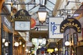 Paris, Passage des Panoramas signs, France Royalty Free Stock Photo