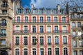 Paris, pink facade Royalty Free Stock Photo