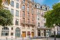 Paris, place Dauphine Royalty Free Stock Photo