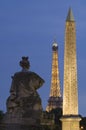 Paris - Place de la Concorde Royalty Free Stock Photo