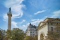 Paris, place de la Nation, with the columns Royalty Free Stock Photo