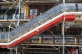 Paris Pompidou center architecture Royalty Free Stock Photo