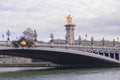 Paris, pont Alexandre III Royalty Free Stock Photo