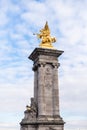 Paris, pont Alexandre III Royalty Free Stock Photo