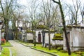 CimetiÃ¨re du PÃ¨re-Lachaise in Paris Royalty Free Stock Photo