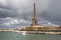 Paris with rainbow - skyline