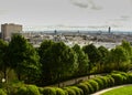 Paris's Parc de Belleville Royalty Free Stock Photo