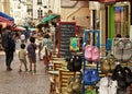 Paris's Rue Mouffetard Royalty Free Stock Photo