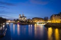 Paris scenic view on Notre-Dame Royalty Free Stock Photo