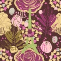 Paris seamless pattern