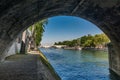 Paris, Seine bridge Royalty Free Stock Photo