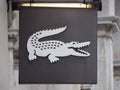 PARIS - SEP 2019: Lacoste sign