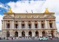 PARIS - SEPTEMBER 18:Palais or Opera Garnier & The National Academy of Music in Paris, greatest theater in France. Work on the co