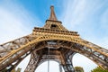 Paris sightseeing. Eiffel Tower Royalty Free Stock Photo