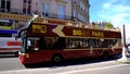 Paris sightseeing tour by bus - Big Bus Tour - CITY OF PARIS, FRANCE - SEPTEMBER 04, 2023 Royalty Free Stock Photo