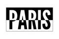 Paris typography slogan drawing modern Fashion Slogan for T-shirt and apparels graphic vector Print