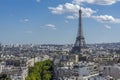 Paris skyline Eiffel Tower Royalty Free Stock Photo