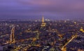 Paris Skyline at Night