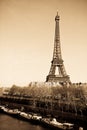 Paris Skyline noir
