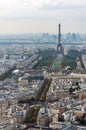 Paris skyline panorama Royalty Free Stock Photo