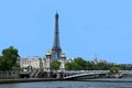 Paris skyline with River Seine and Alexander Bridge