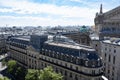 Paris skyline from a roof top bar Royalty Free Stock Photo