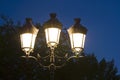 Paris street lamp Royalty Free Stock Photo