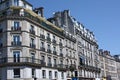 Paris, street with typical central city apartments