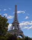 Paris Top Destinations in Europe. Eiffel Tower, Symbol of Pari Royalty Free Stock Photo