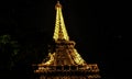 Paris. Tour eiffel. Night City. Royalty Free Stock Photo