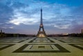 Paris Tour Eiffel from Trocadero Royalty Free Stock Photo