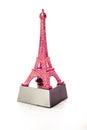 Paris tourism concept photo. Eiffel tower symbol of French. Eiffel tower keychains. Eiffel tower statue. Frenc Statue