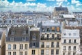 Paris, typical buildings in the Marais