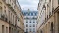 Paris, typical buildings in the Marais